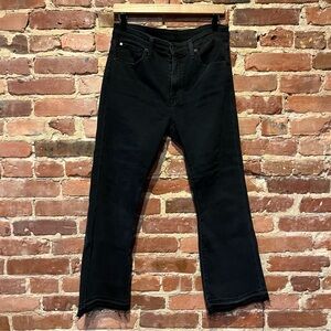 Denim & Supply Ralph Lauren Madison Crop High Rise Flare Harriet Wash Size 29